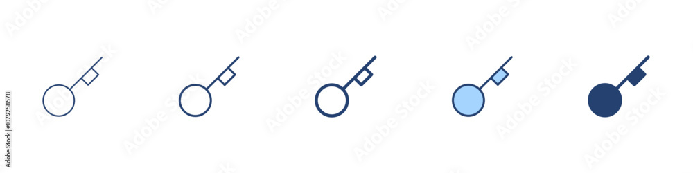 Key icon Symbol set collection