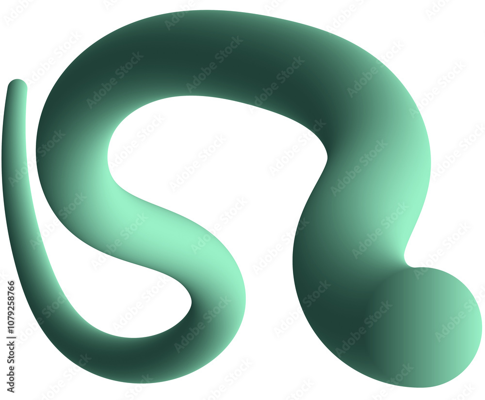 Abstract 3D Fluid Shape Design Abstract 3D Fluid Shape Design