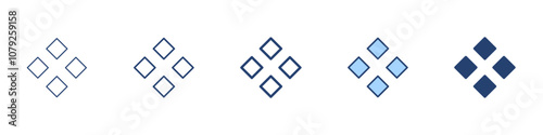 More four icon Symbol set collection