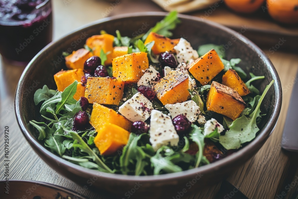 festive arugula salad, festive and flavorful holiday salad arugula with roasted butternut squash, feta, and cranberry vinaigrette a delicious idea festive arugula salad, festive and flavorful holiday salad arugula with roasted butternut squash, feta, and cranberry vinaigrette a delicious idea