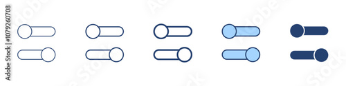 Toggle icon Symbol set collection