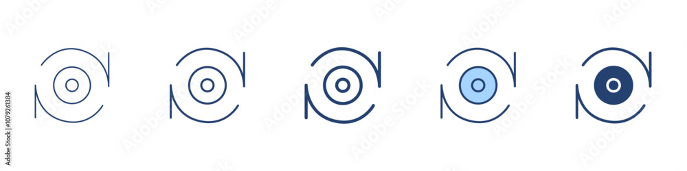 Auto focus icon Symbol set collection