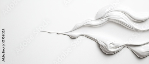 A white background with a splash of milk