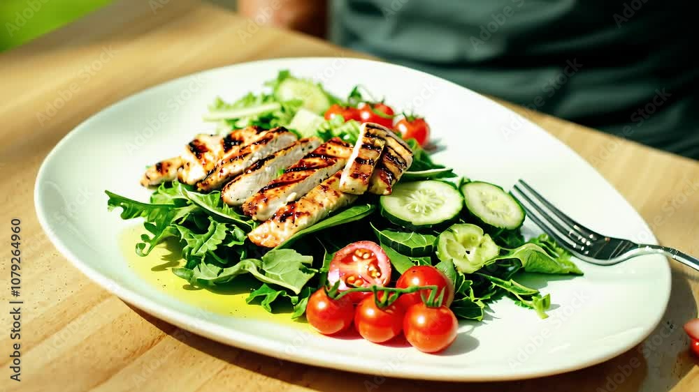 Grilled Chicken Salad with Fresh Greens
Grilled Chicken Salad with Fresh Greens