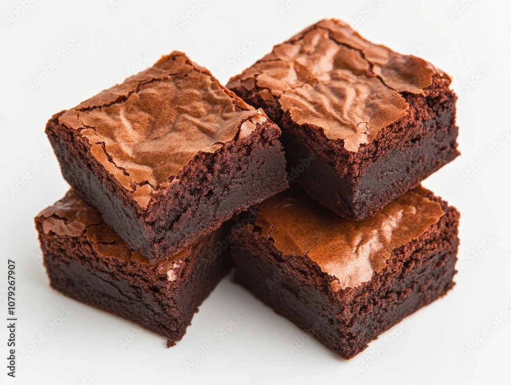 Chewy Brownies Stacked Deliciously Chewy Brownies Stacked Deliciously