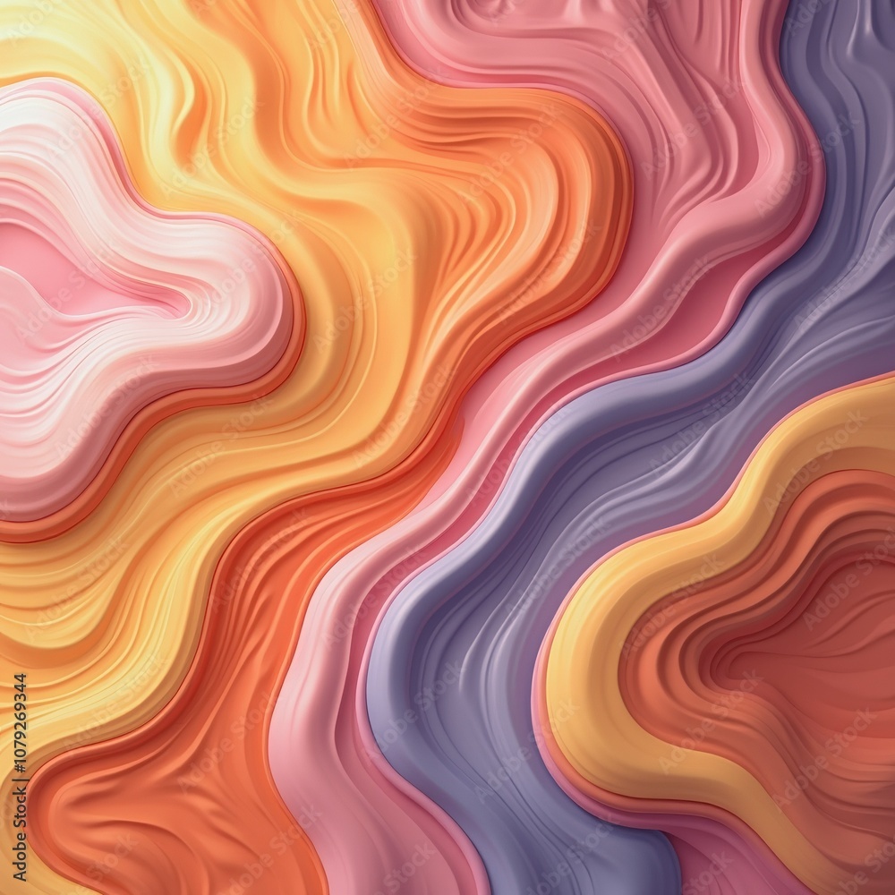 Abstract Swirls Pastel Colors Background Design Texture Art Abstract Swirls Pastel Colors Background Design Texture Art