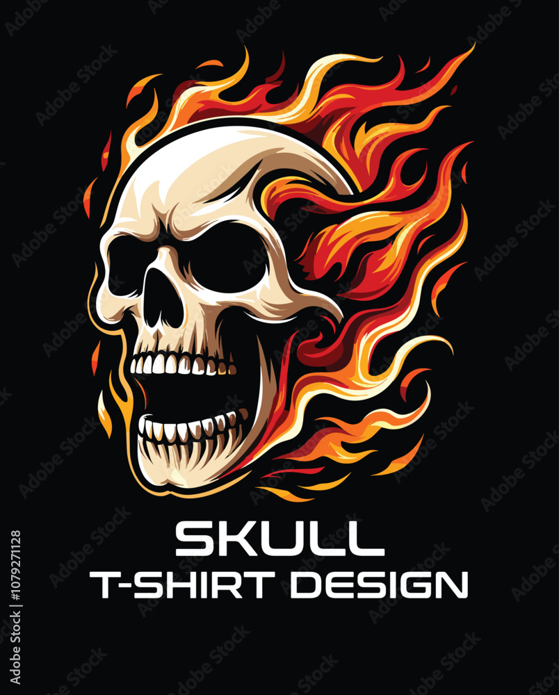 Skull Vector T Shirt Design Skull Vector T Shirt Design