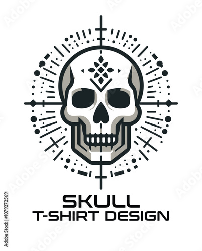 Skull Vector T Shirt Design