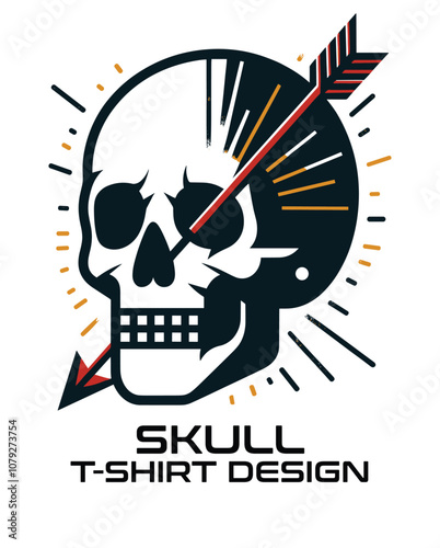 Skull Vector T Shirt Design