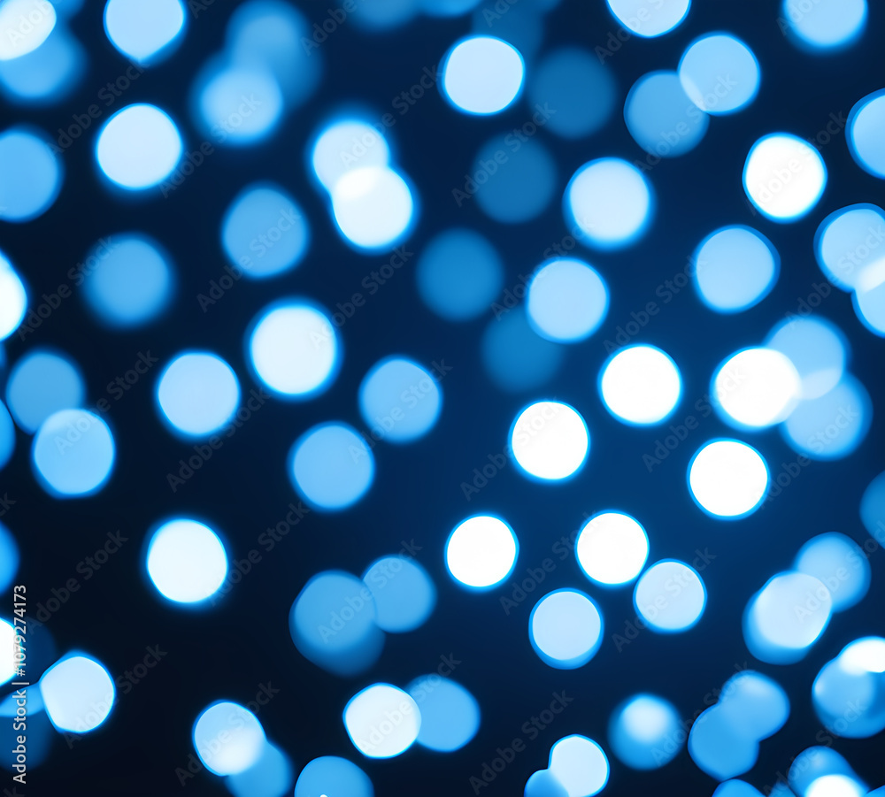 Green bokeh background with blue bokeh effect defocused lights on dark background.generative ai Green bokeh background with blue bokeh effect defocused lights on dark background.generative ai