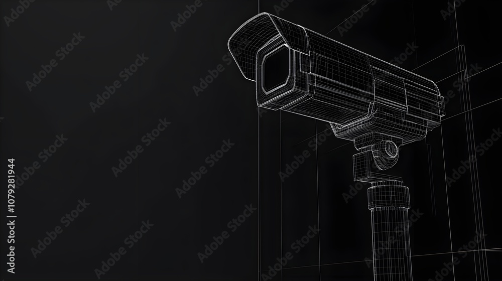 Wireframe Design of Digital Security Camera Wireframe Design of Digital Security Camera