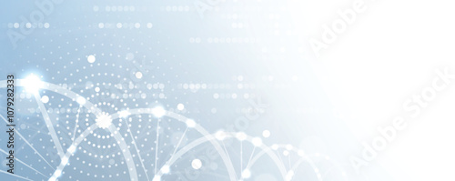 A dna technology abstract background