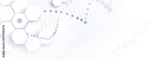 A dna technology abstract background