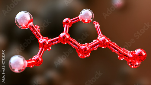 Taurine molecular structure photo