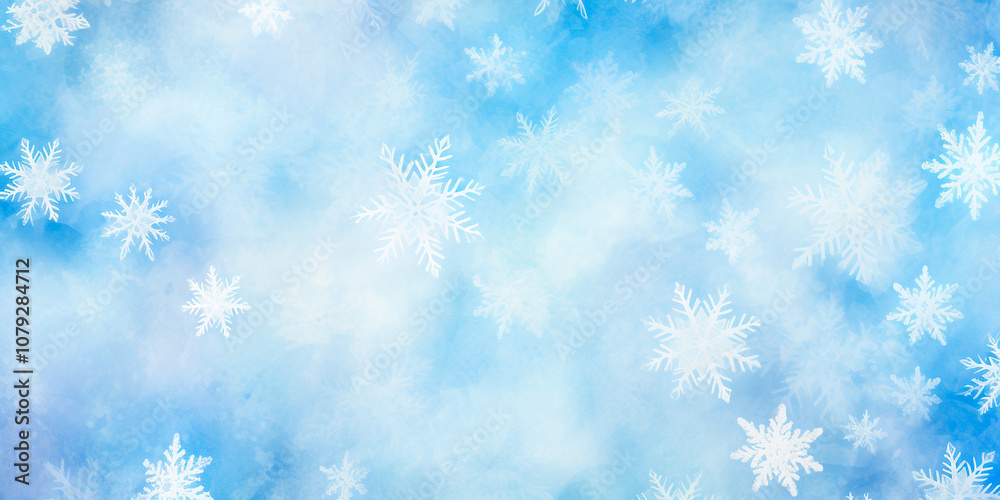 Holiday Christmas Background with Snowflakes Holiday Christmas Background with Snowflakes