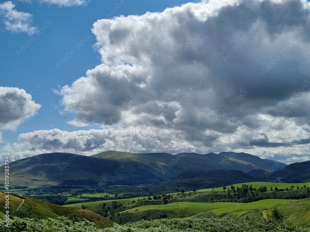 Fototapeta premium clouds over the mountains