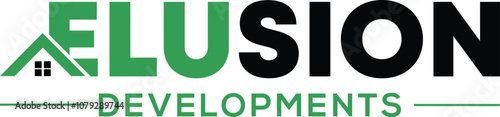 Text-Based Home Logo Design