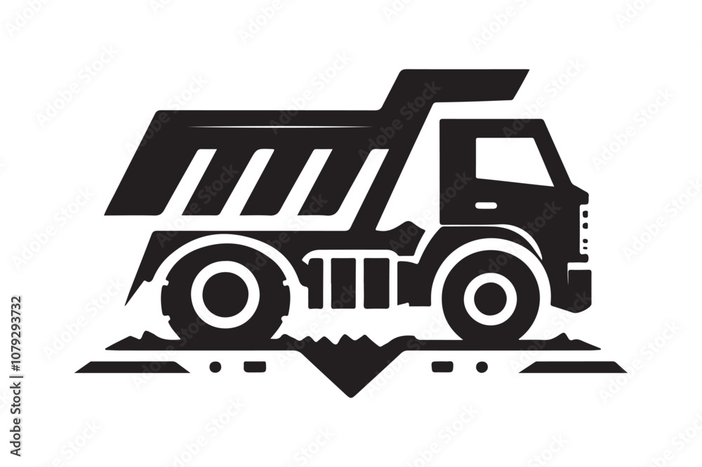 Premium Dump Truck Vector Silhouettes for Digital and Print Designs Premium Dump Truck Vector Silhouettes for Digital and Print Designs