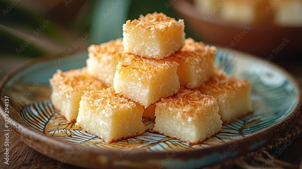 Mexican cocada coconut squares Mexican cocada coconut squares