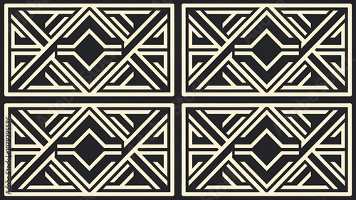  The pattern is simple geometric clean and classic