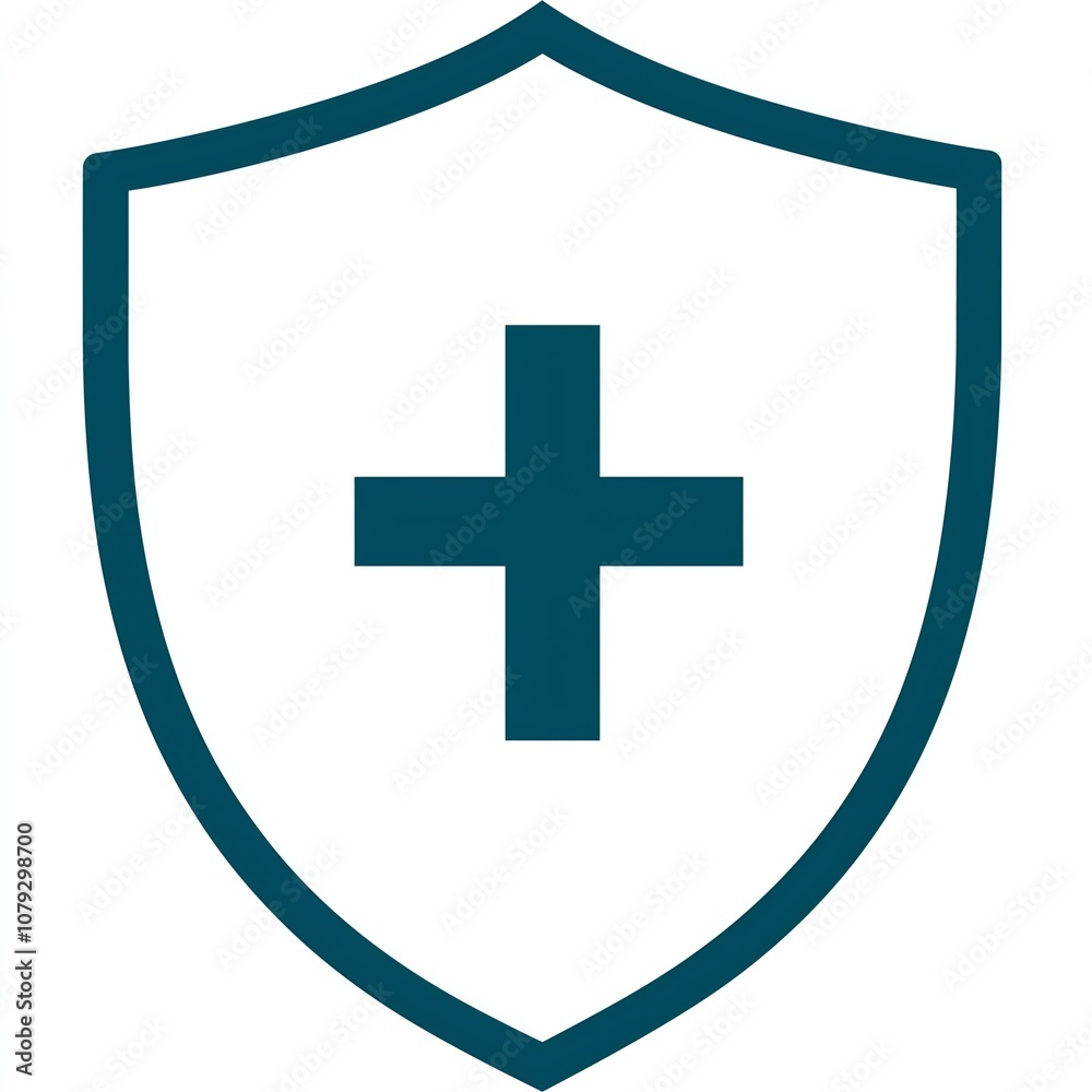 A minimalist icon symbolizing Medicare services in a modern design A minimalist icon symbolizing Medicare services in a modern design