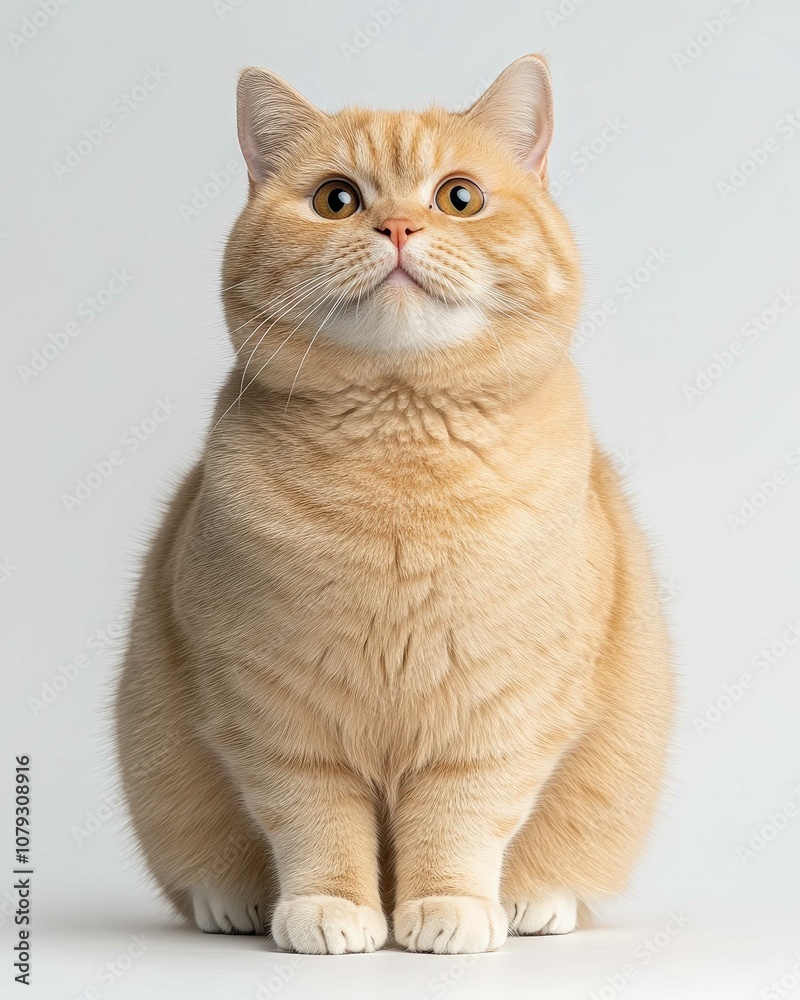 Portrait of an Exotic Shorthair Cat with Large Round Eyes and Plush Coat, Ideal for Cat Lovers and Breed Collectors
Portrait of an Exotic Shorthair Cat with Large Round Eyes and Plush Coat, Ideal for Cat Lovers and Breed Collectors