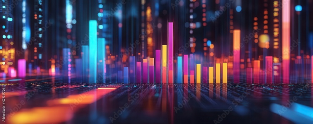Revenue plan, detailed bar chart, financial progression, 3D illustration Revenue plan, detailed bar chart, financial progression, 3D illustration