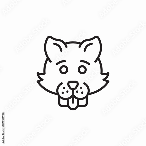 dog pet icon sign vector