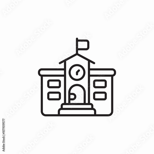 school knowledge icon sign vector