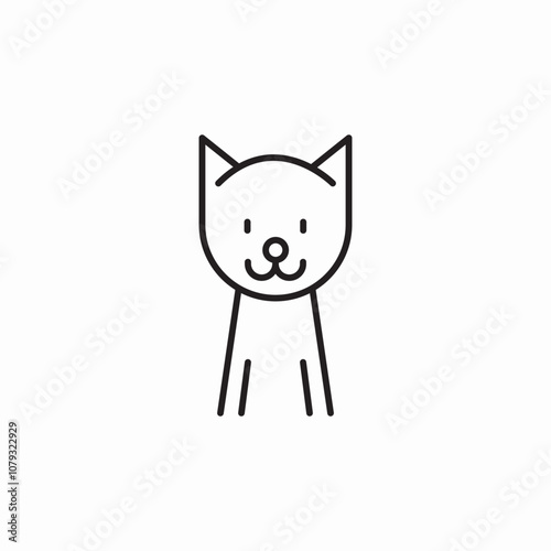 cat pet icon sign vector