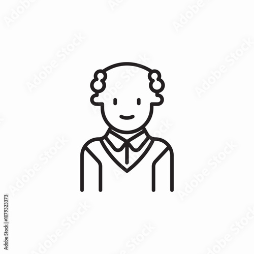 grandpa grandfather icon sign vector