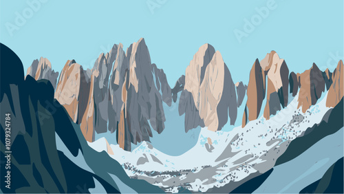 The Majestic Peaks of Mount Whitney.eps