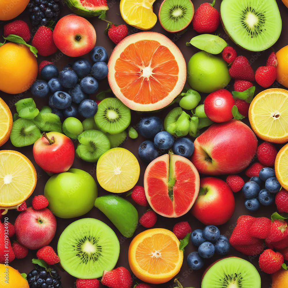 fresh fruit background illustration fresh fruit background illustration