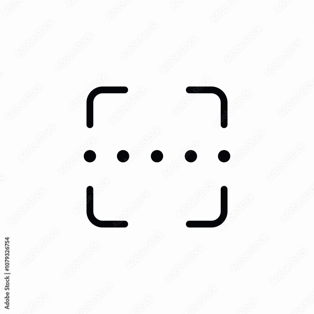 code scan icon sign vector code scan icon sign vector