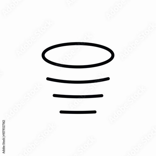 hurricane tornado icon sign vector