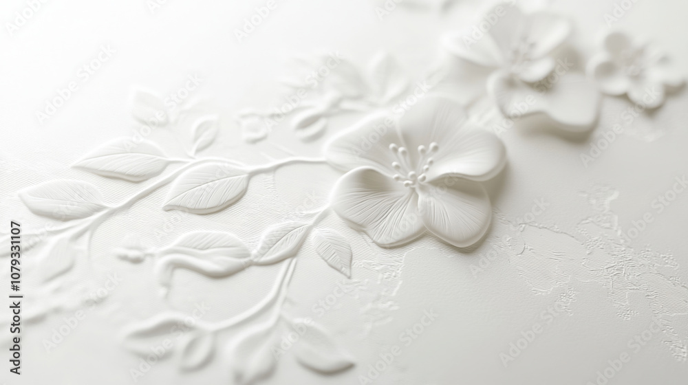 Elegant valentine's day card design with intricate floral embossing Elegant valentine's day card design with intricate floral embossing
