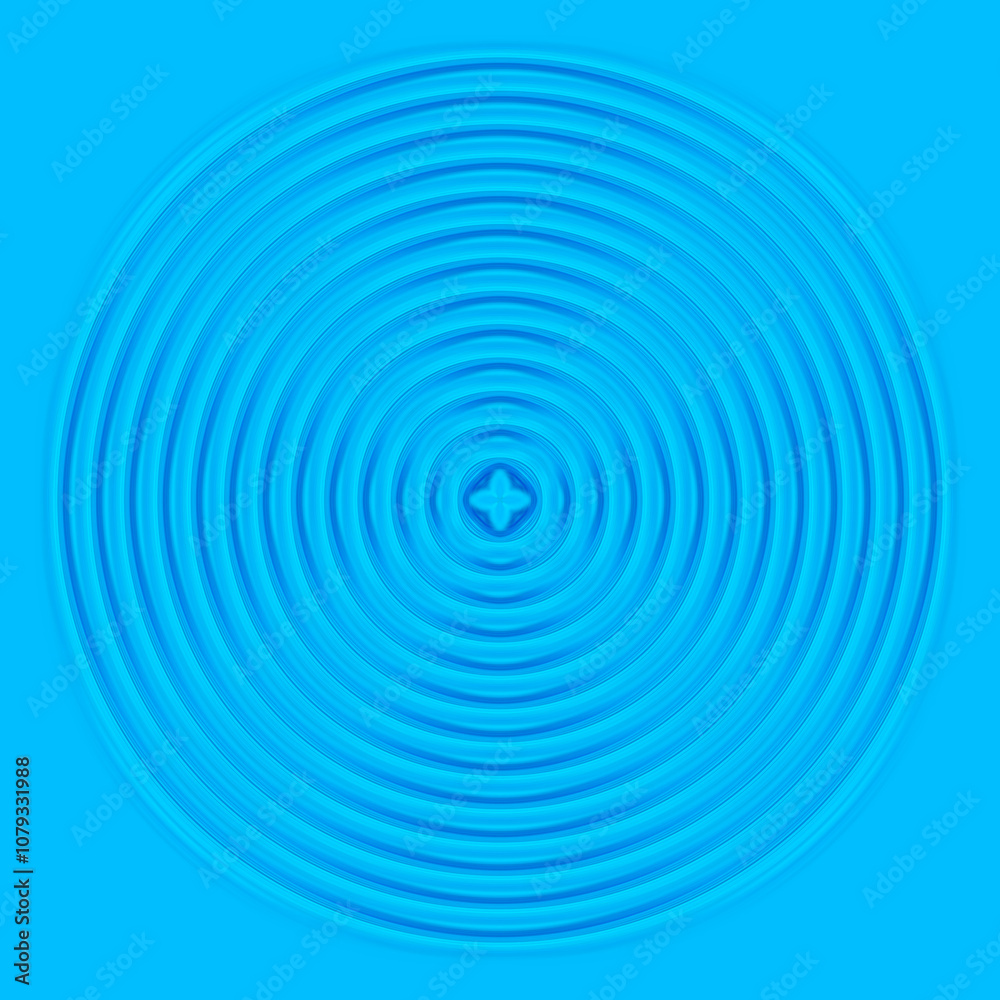 abstract background with blue and concentric circles abstract background with blue and concentric circles