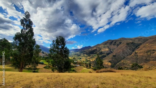 landscape in the mountains photo