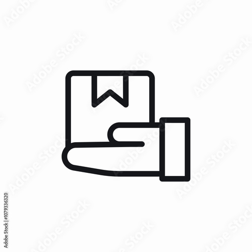 delivery insurance icon sign vector