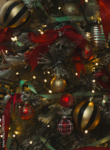 Pretty Christmas tree decor