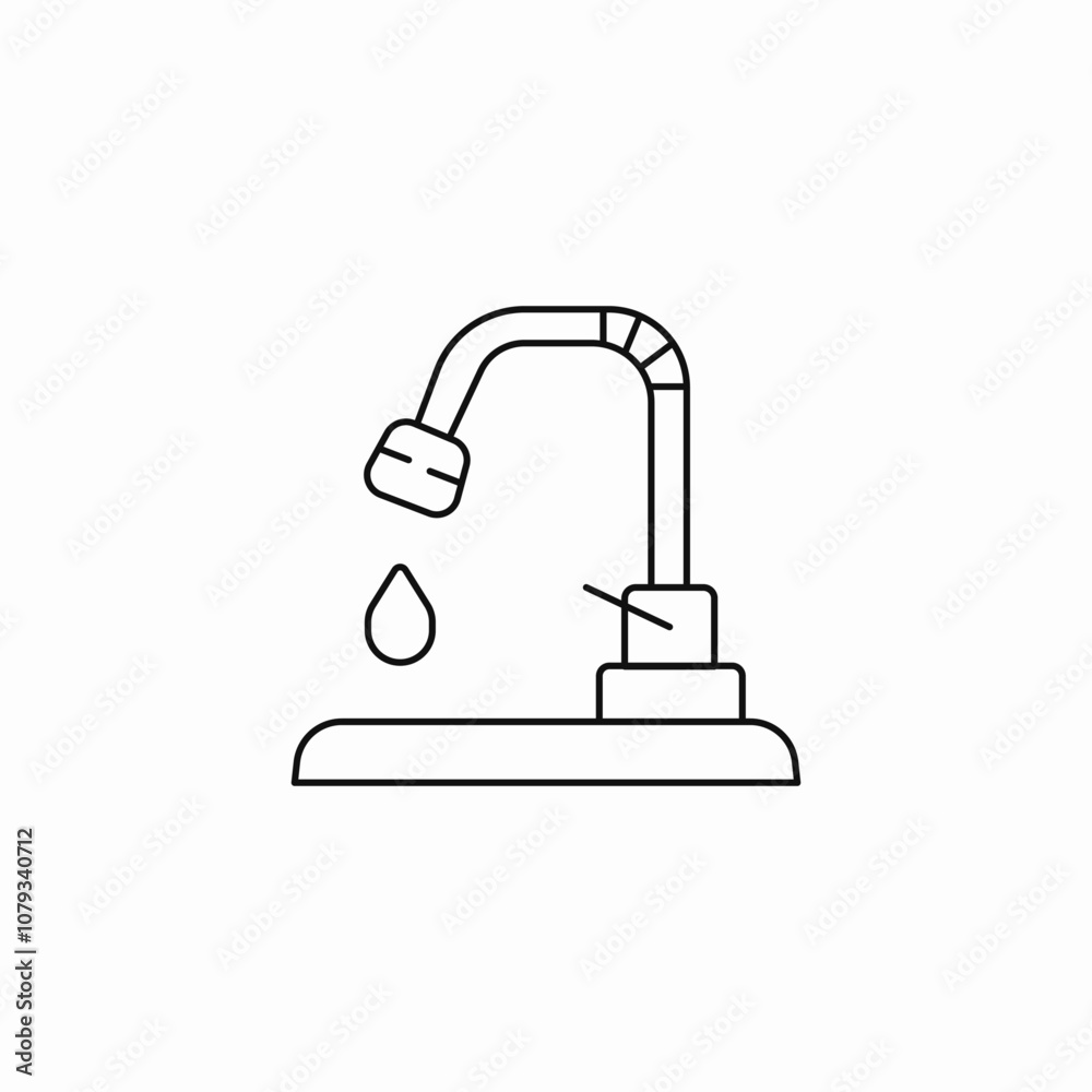 kitchen water tap icon sign vector kitchen water tap icon sign vector