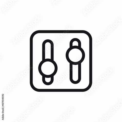 switch toggle icon sign vector