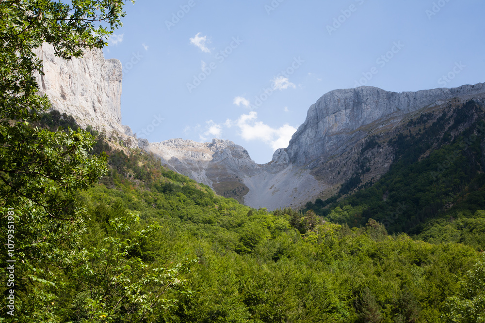 Ordesa Monte Perdido National Park, view. Pyrenees, Spain Ordesa Monte Perdido National Park, view. Pyrenees, Spain