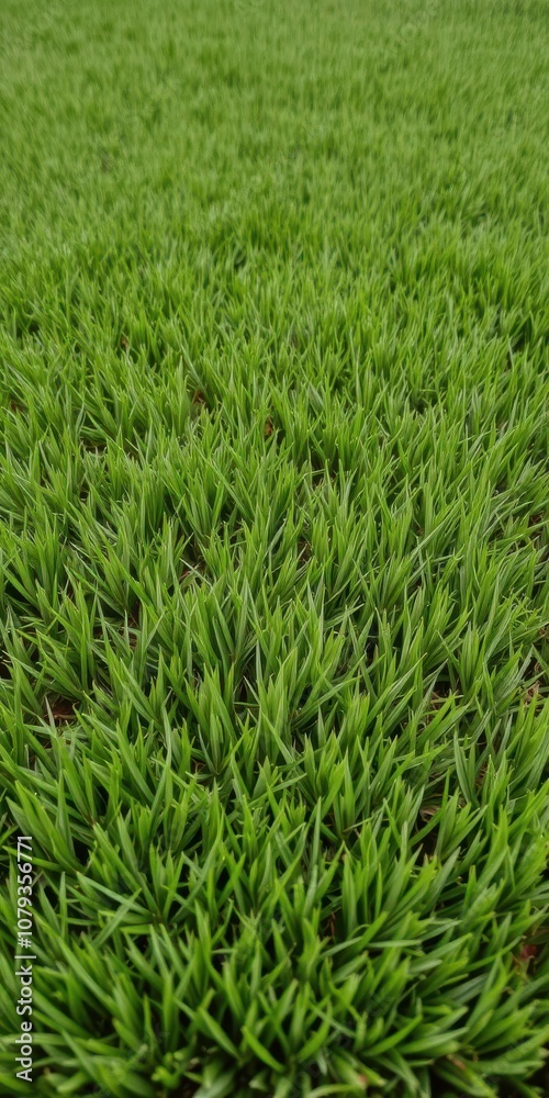Lush freshly mowed hybrid grass in a perfectly manicured lawn, nature Lush freshly mowed hybrid grass in a perfectly manicured lawn, nature