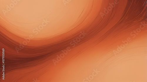 neon Terracotta, Warm Sand, Clay Brown glowing gradient background, a soft grainy noise texture with shimmering highlights and Smooth Transitions for a dynamic effect