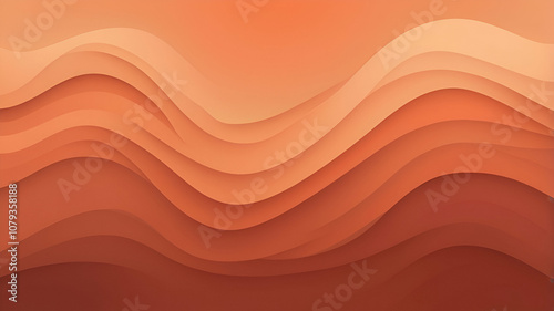 neon Terracotta, Warm Sand, Clay Brown glowing gradient background, a soft grainy noise texture with shimmering highlights and Smooth Transitions for a dynamic effect
