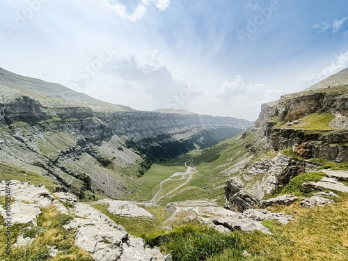 Ordesa Monte Perdido National Park, view. Pyrenees, Spain