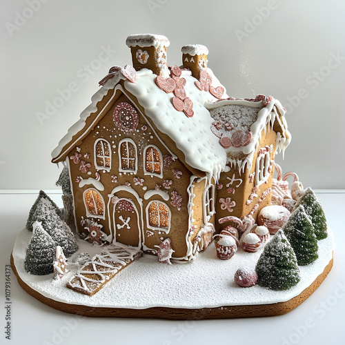 decorative christmas house