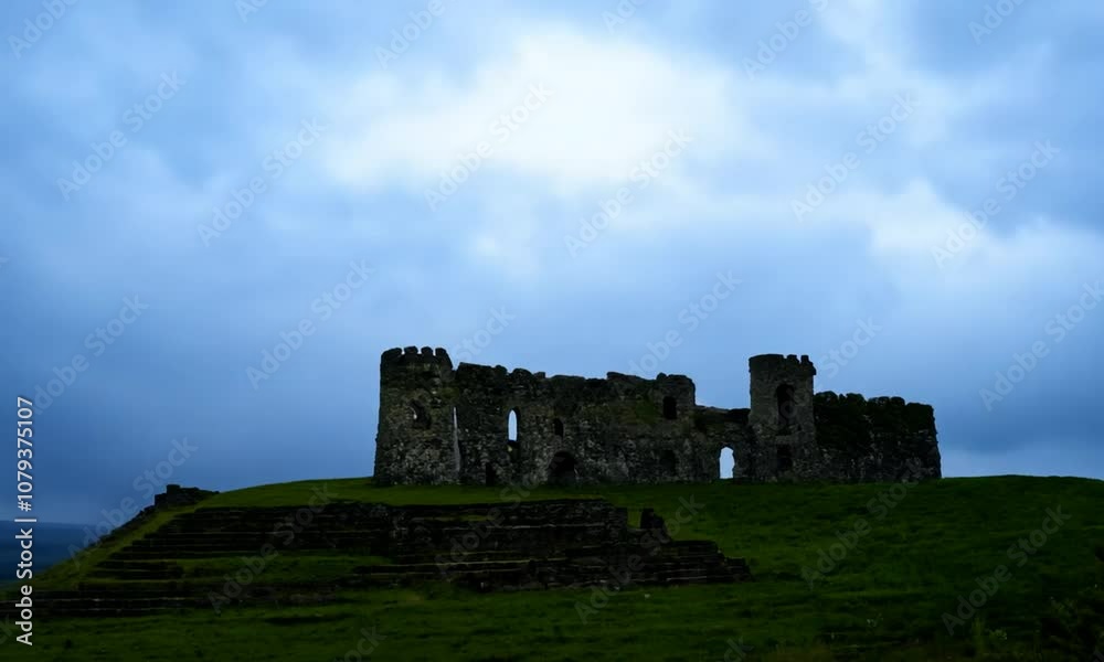 Ancient Fortress Ruins Overgrown with Grass and Moss
Ancient Fortress Ruins Overgrown with Grass and Moss