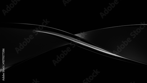 3d Abstract black background Illustration. 3d rendering illustration not AI